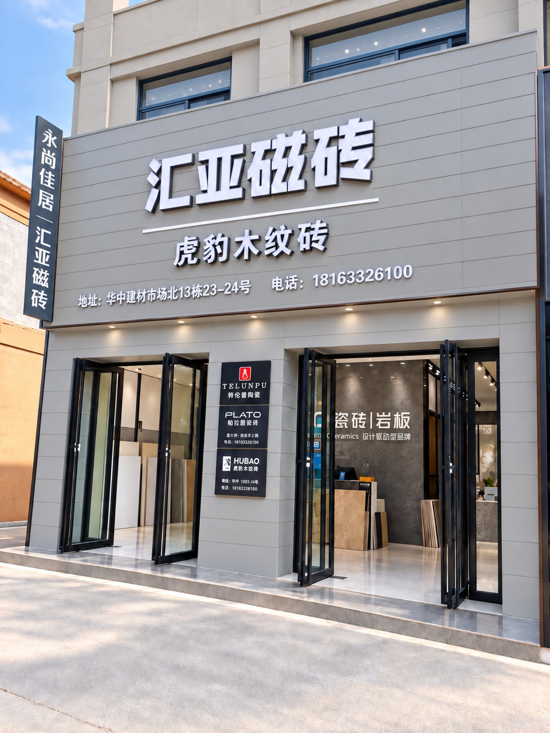 武汉哪里可以买到汇亚磁砖?永尚佳居实体展厅选购指南配图